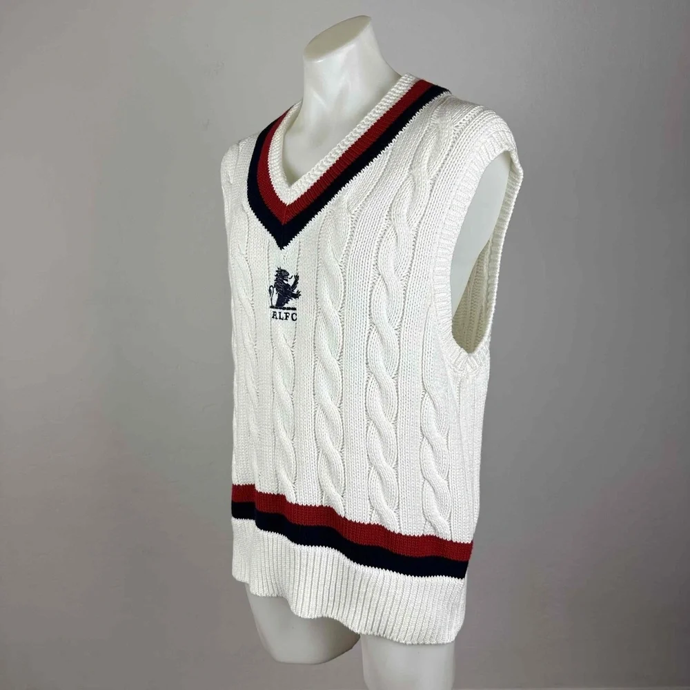 NWT Ralph Lauren Cable Knit Cricket Vest Size XL - Picture 6 of 16